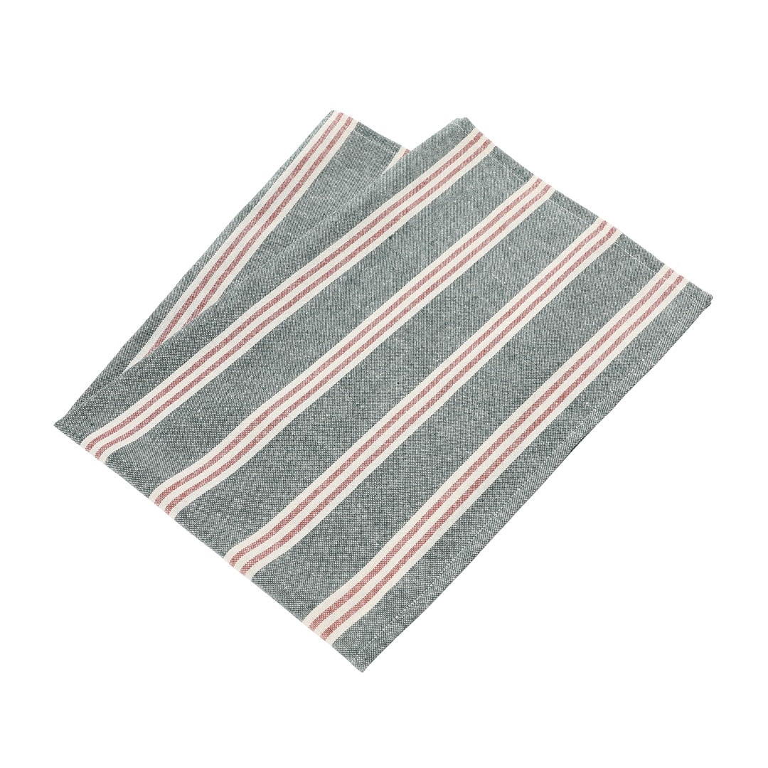 KITCHEN CLOTH STRIPE KHAKI