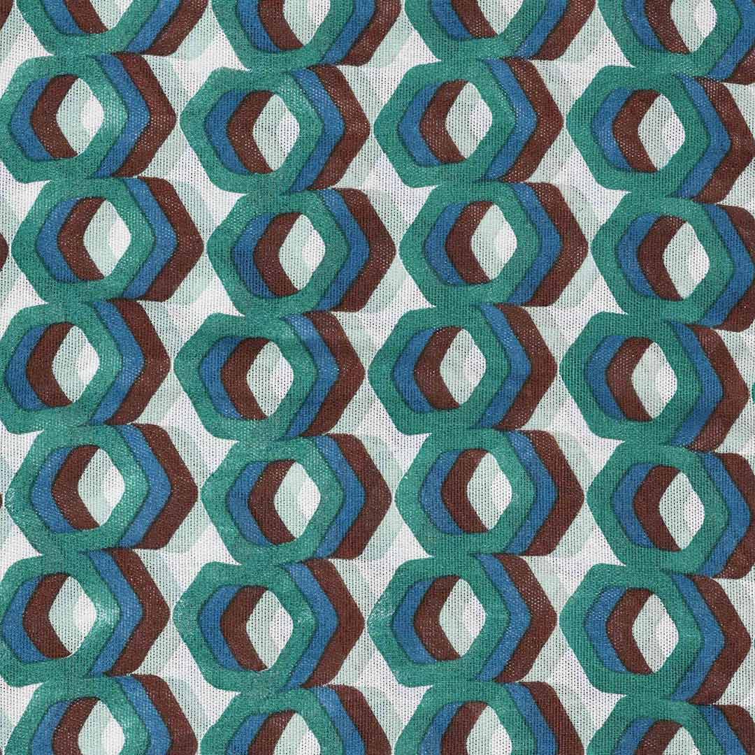 MULTI CLOTH HEXAGONAL BLUE