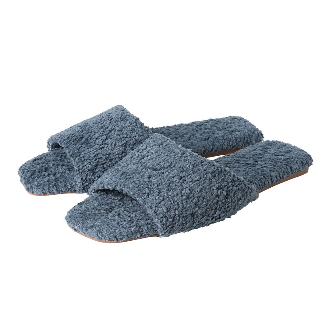 DURA-SOLE SLIPPERS MEN CURLY BLUE