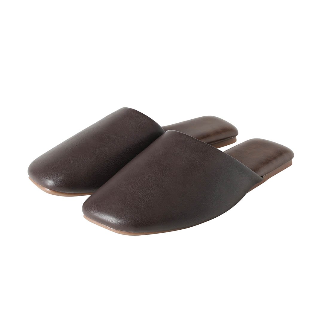 DURA-SOLE SLIPPERS WOMEN CALMER DARK BROWN