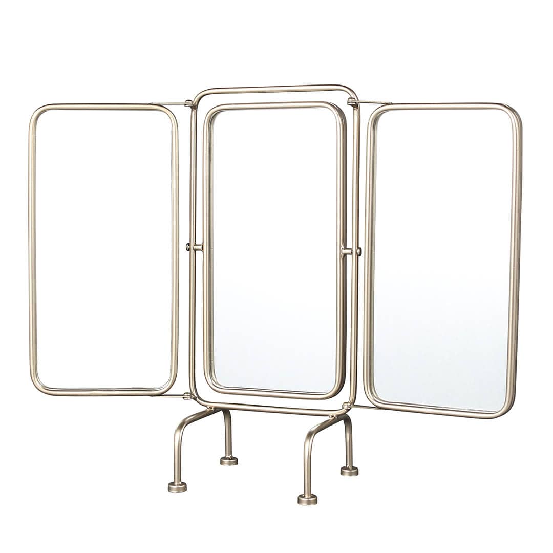 TABLETOP 3 SIDED MIRROR