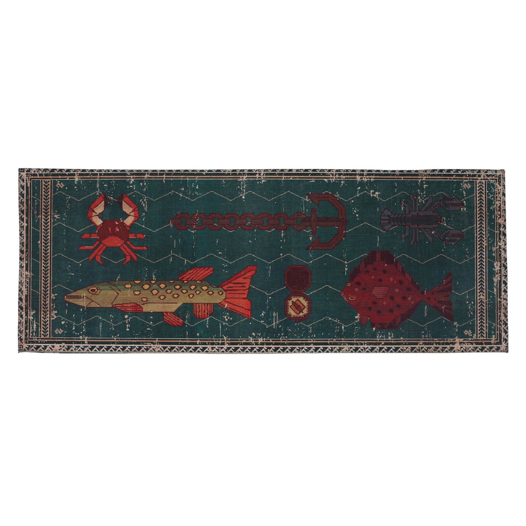MAT LONG FISHES 450×1200