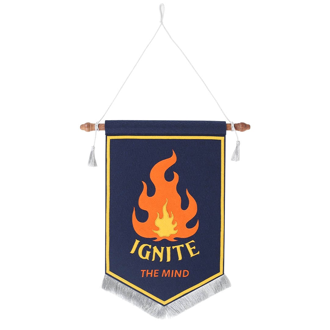 FELT BANNER "IGNITE THE MIND"