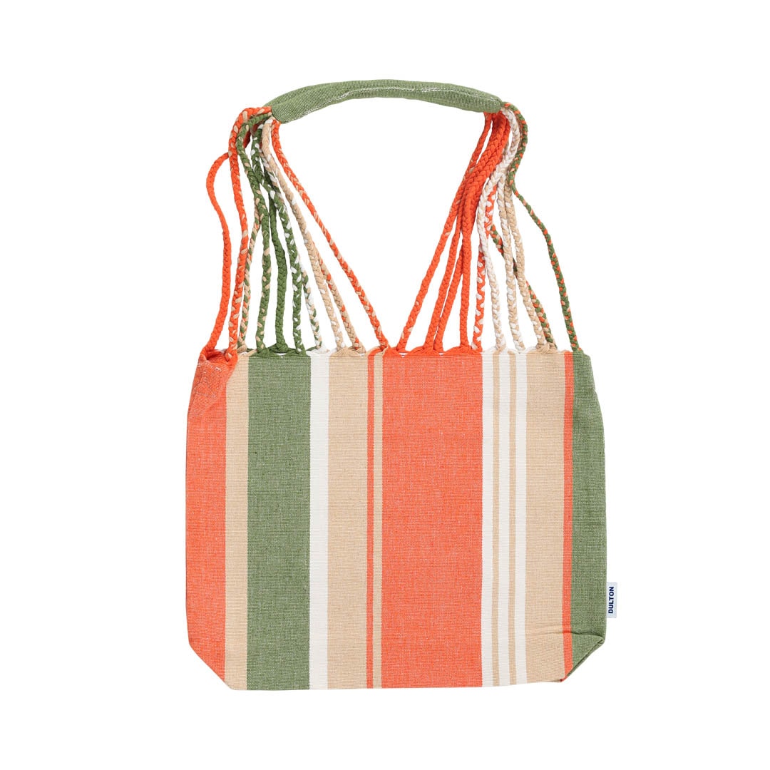 HAMMOCK TOTE MULTI ORANGE×GREEN S