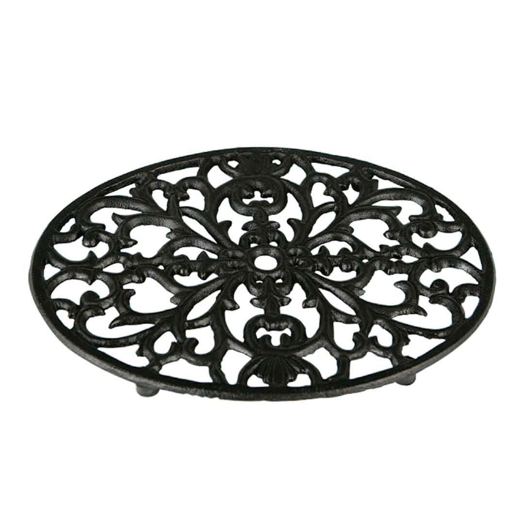 OVAL TRIVET ANTIQUE BLACK