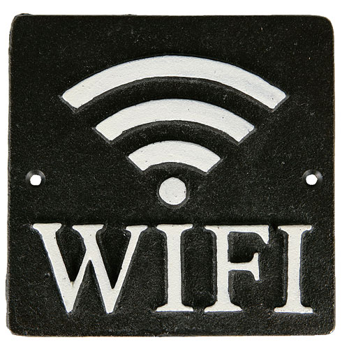SQUARE SIGN "WI-FI" A.BLACK