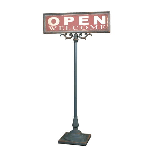 OPEN-CLOSED SIGN STAND