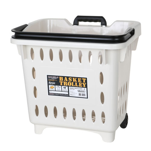 BASKET TROLLEY IVORY