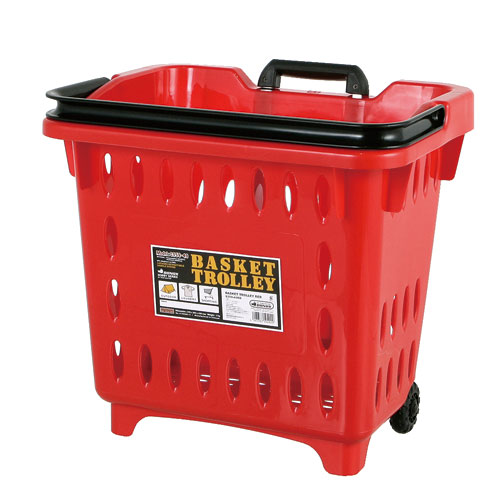 BASKET TROLLEY RED