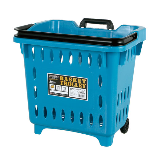 BASKET TROLLEY LIGHT BLUE