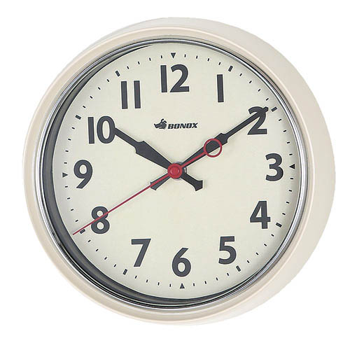 WALL CLOCK IVORY