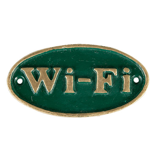 OVAL SIGN GN "Wi-Fi"