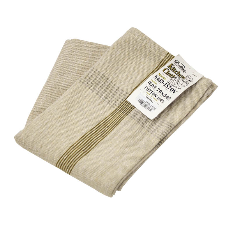 CHAMBRAY KITCHEN CLOTH OLIVE