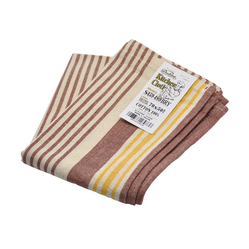 KITCHEN CLOTH BROWN/YELLOW