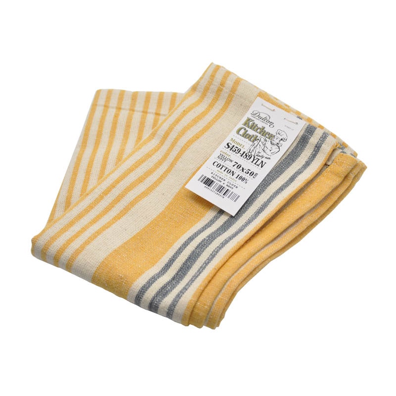 KITCHEN CLOTH YELLOW/NAVY