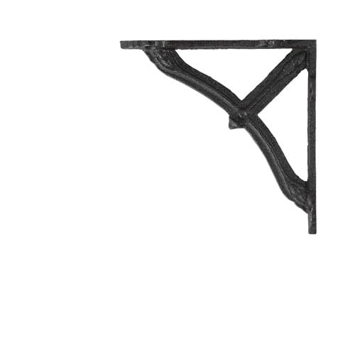 BOW BRACKET 12 ANTIQUE BLACK