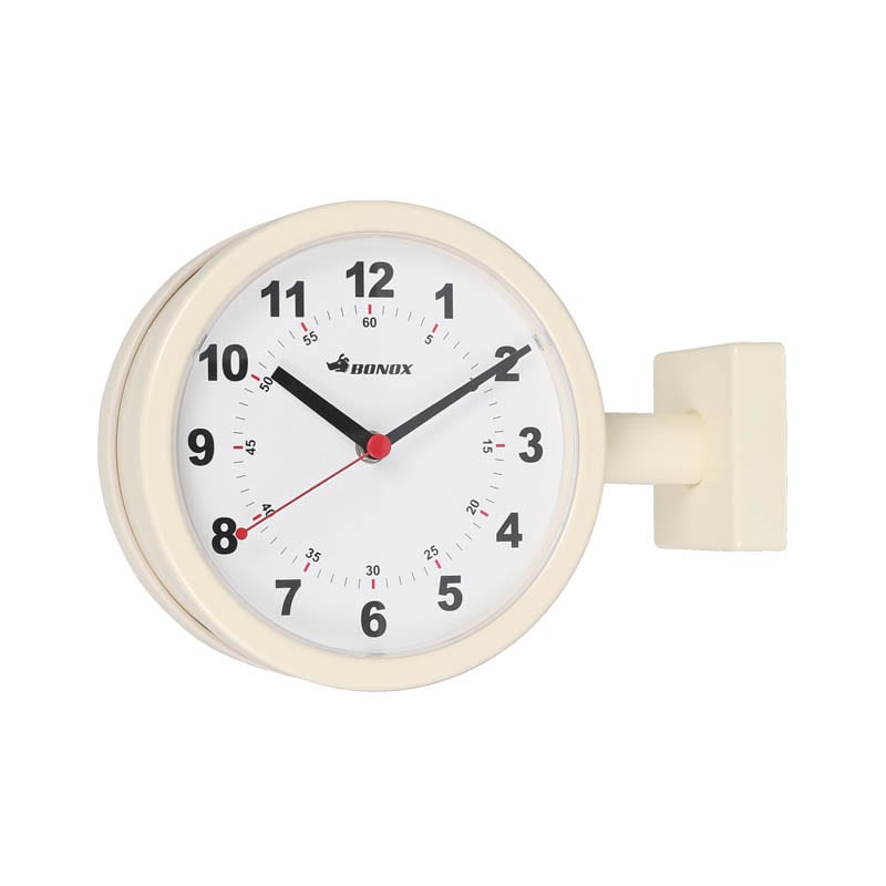 DOUBLE FACE CLOCK 170D IVORY