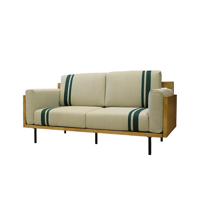 "ORBIT" 2 SEATER SOFA FABRIC IVORY