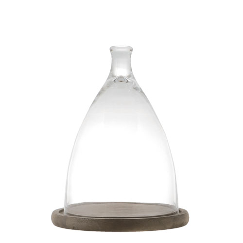 GLASS CLOCHE M