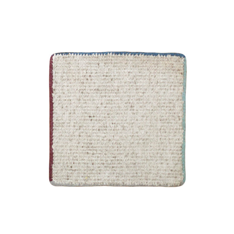 FRAMED WOOL MINI MAT 380x380 NATURAL×PGLB