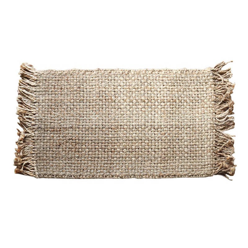GRID JUTE MAT HAND WEAVE 600x900 NATURAL