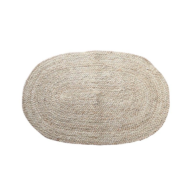 BRAIDED JUTE MAT OVAL 600×900