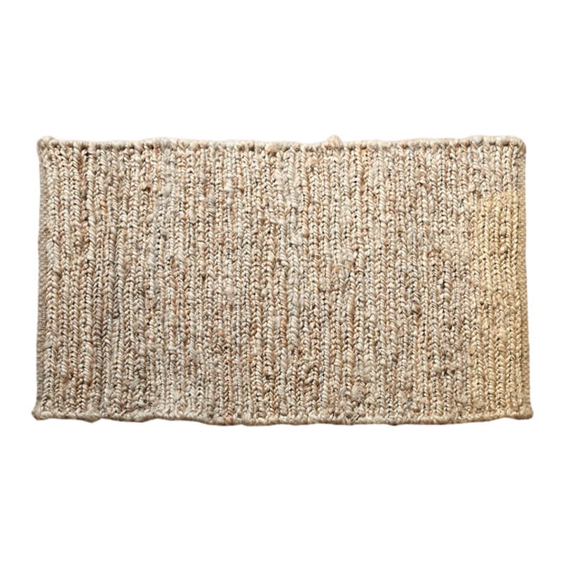 SOMAK JUTE MAT HAND WEAVE 450x750 NATURAL