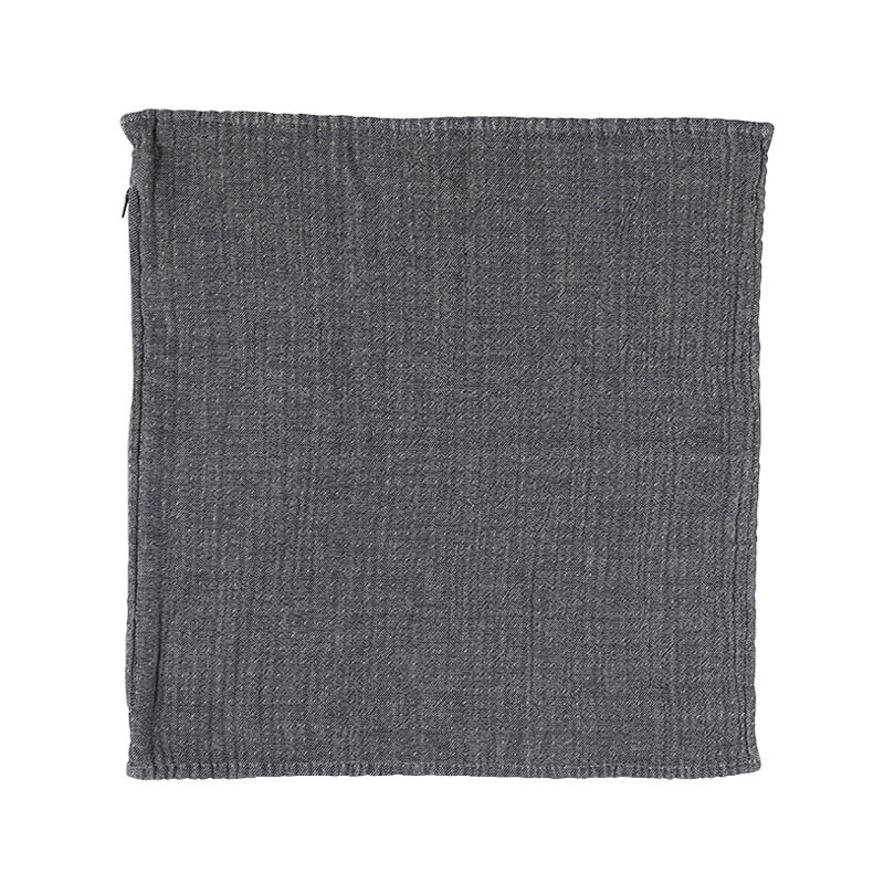 DOUBLE GAUZE COTTON CUSHION COVER BLUE