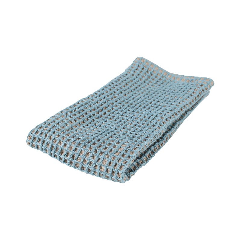 COTTON WAFFLE KITCHEN CLOTH 30x45 LIGHT BLUE