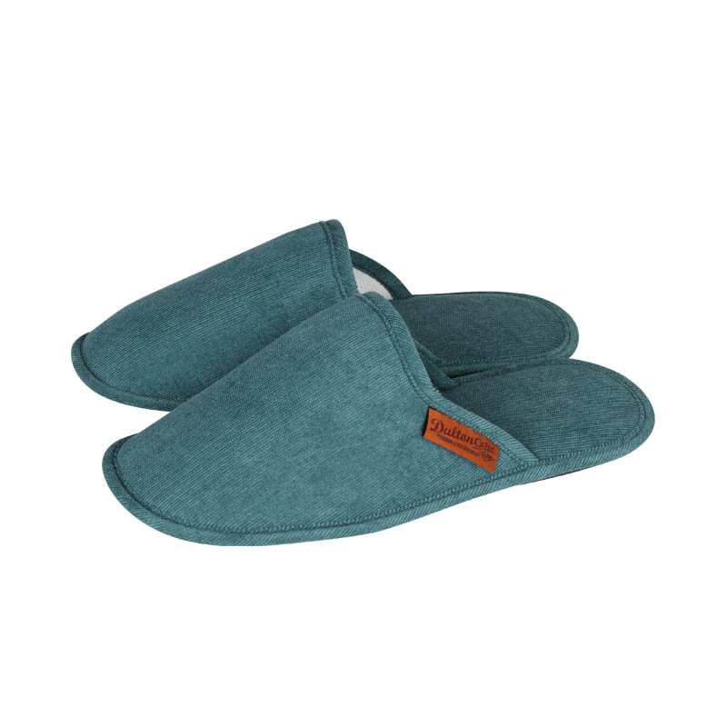 CORDUROY SLIPPERS EV MEN/DEEP TURQUOISE