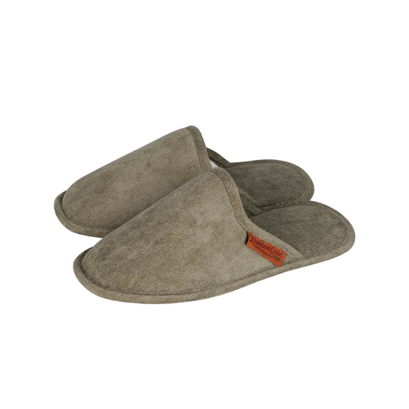 CORDUROY SLIPPERS EV WOMEN/GREEN