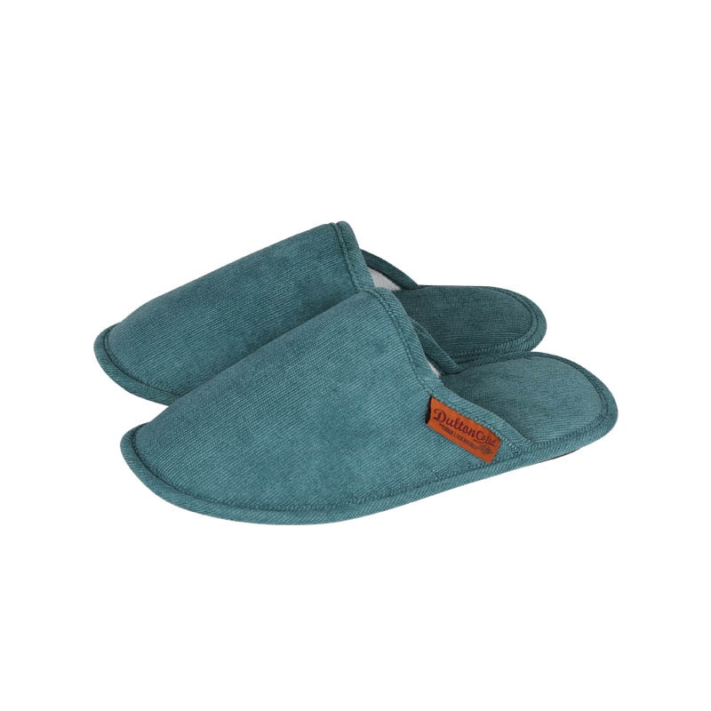 CORDUROY SLIPPERS EV WOMEN/DEEP TURQUOISE