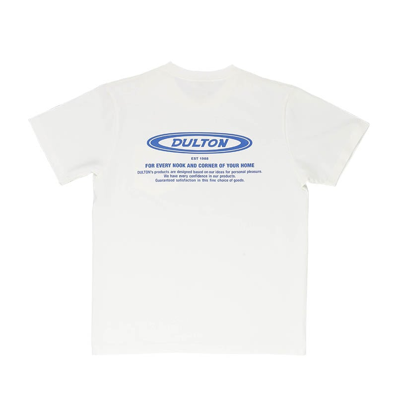 DULTON T-SHIRT OVAL LOGO XL WHITE