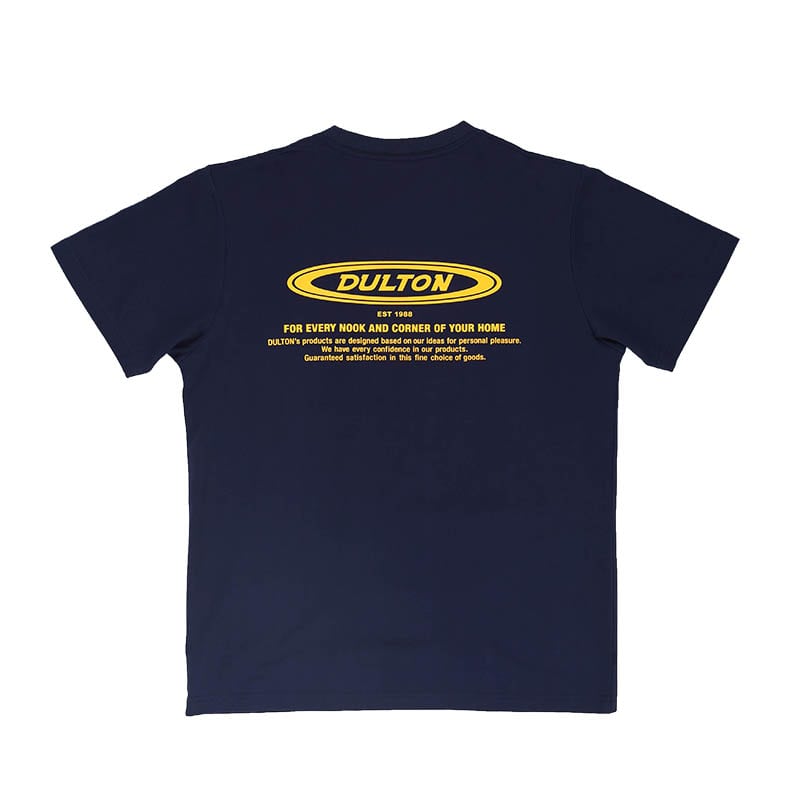 DULTON T-SHIRT OVAL LOGO L NAVY