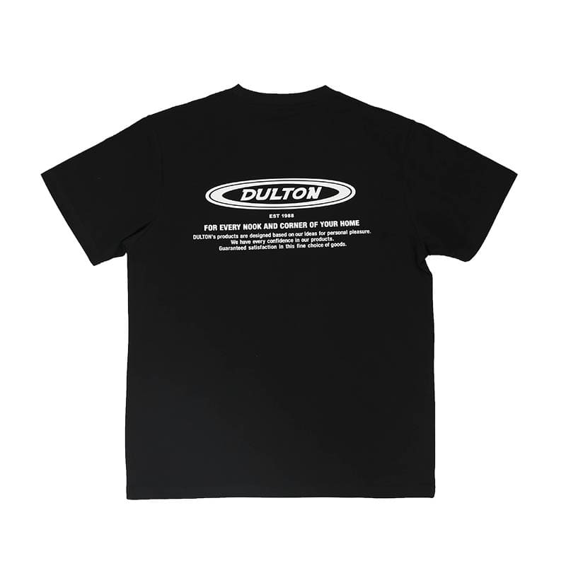 DULTON T-SHIRT OVAL LOGO M BLACK