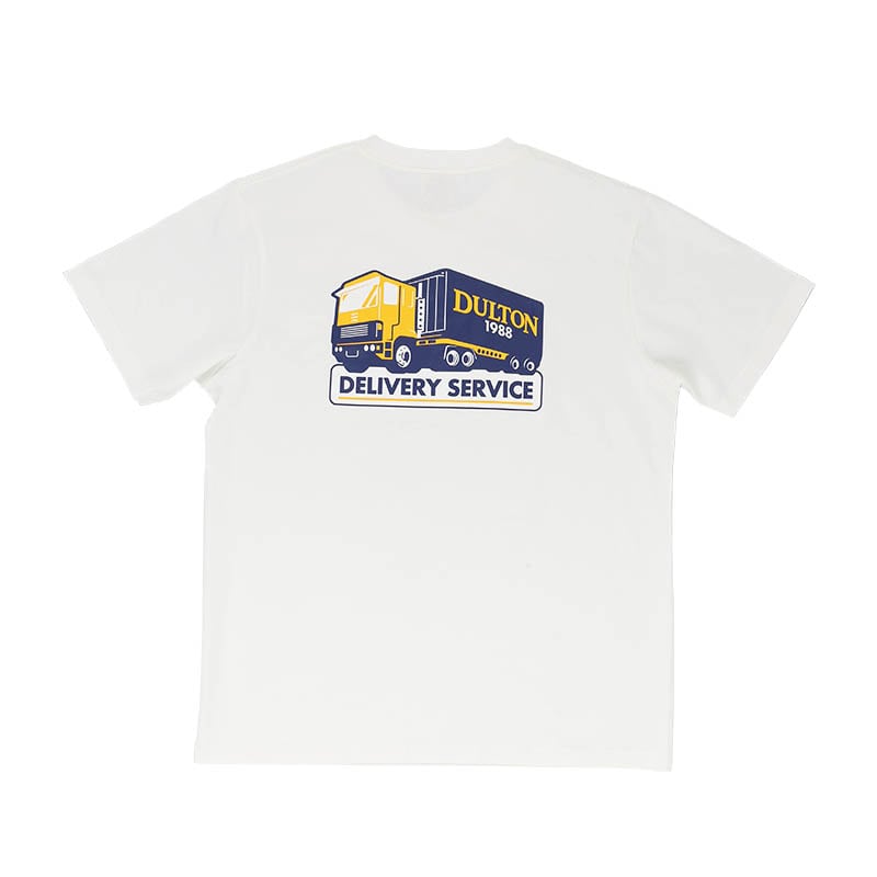 DULTON T-SHIRT DELIVERY SERVICE M WHITE