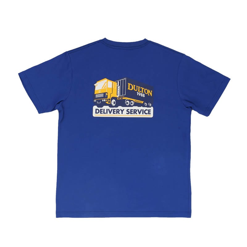 DULTON T-SHIRT DELIVERY SERVICE L BLUE