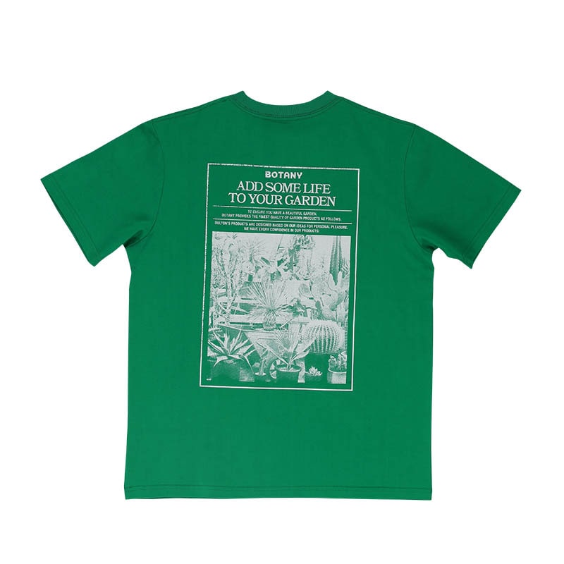 BOTANY T-SHIRT BACK S GREEN