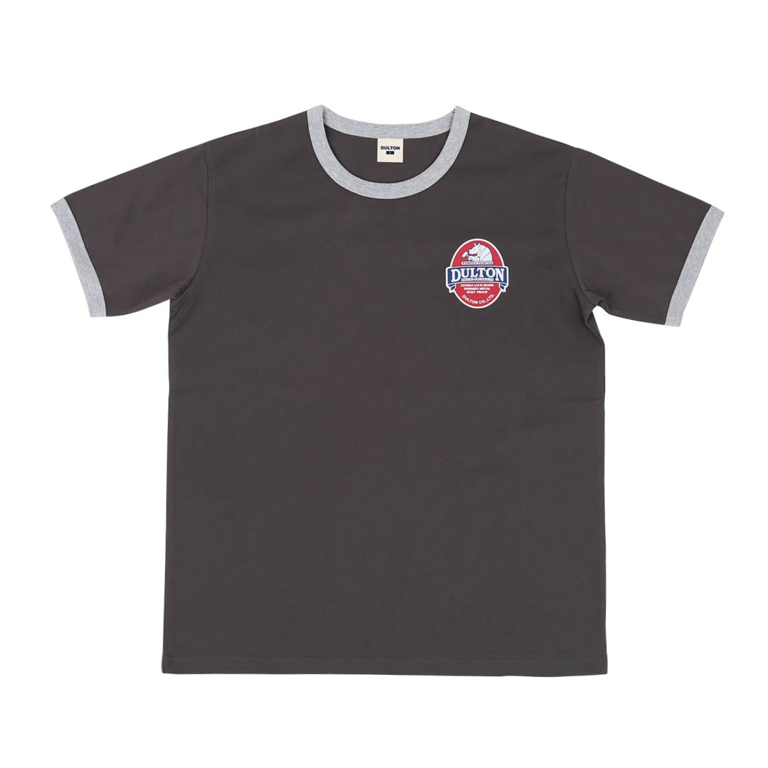 DULTON RINGER T-SHIRT RHINO XL CHARCOAL