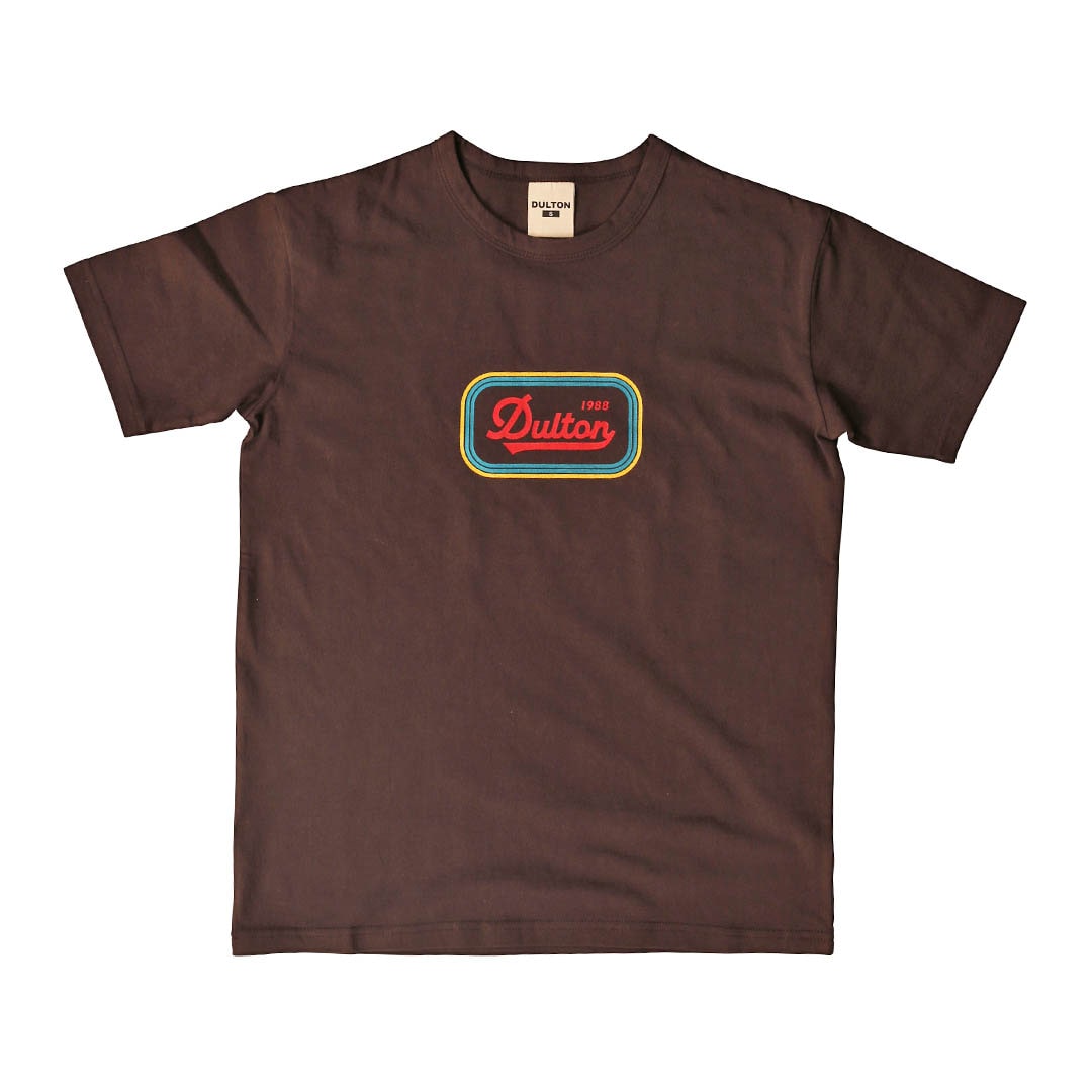 LOGO T-SHIRT L BLACK BROWN