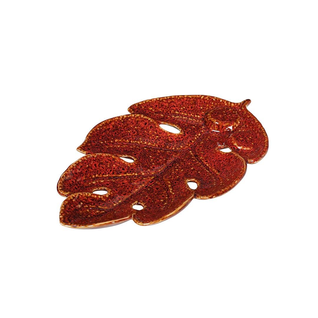 MONSTERA LEAF DECOR PLATE