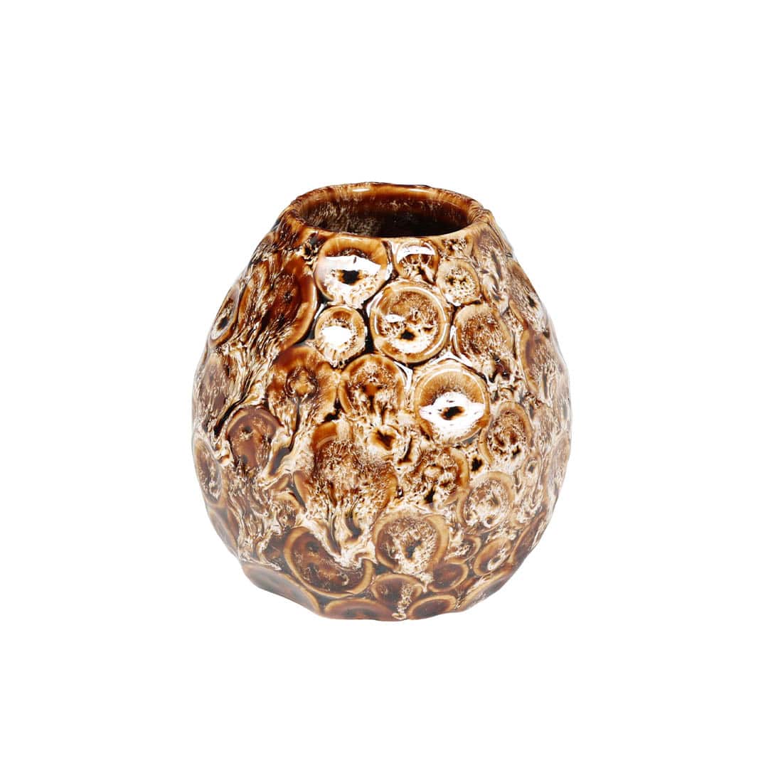 LOTUS POD ROUND VASE