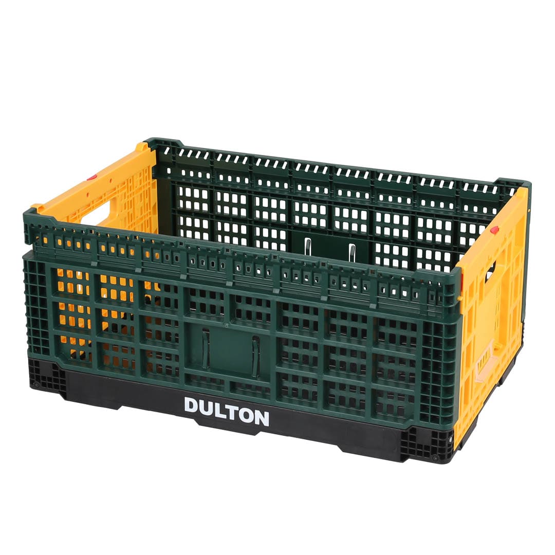 FOLDING MESH STORAGE 48L GREEN/YELLOW