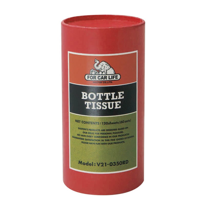 BOTTLE TISSUE RED