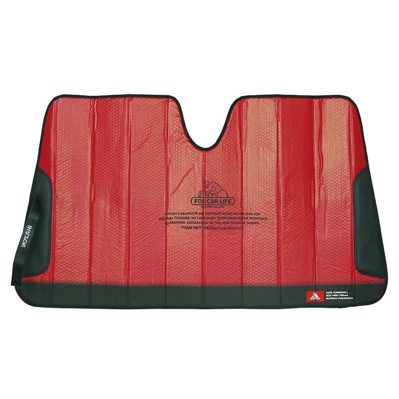 AUTO SUNSHADE L RED