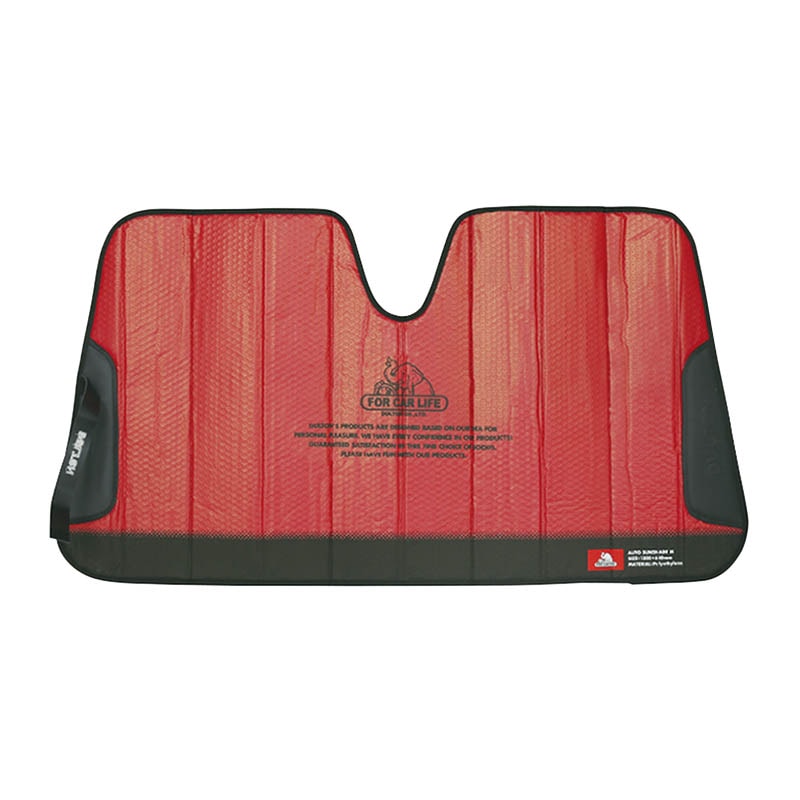 AUTO SUNSHADE M RED