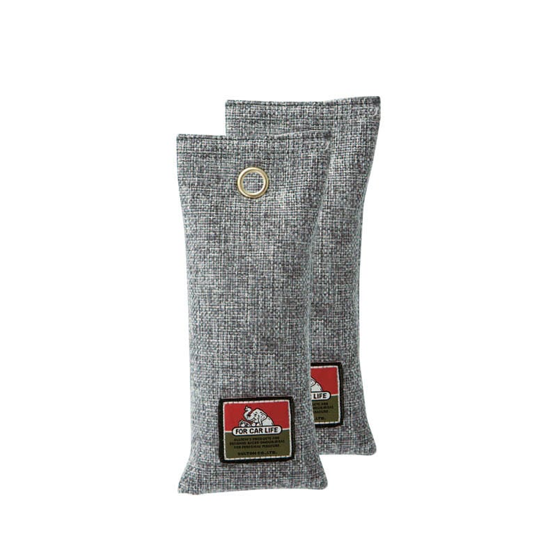 CHARCOAL DEODORANT BAG 75g×2 GRAY