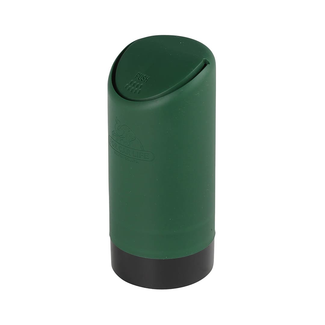 SILICONE TRASH CAN GREEN