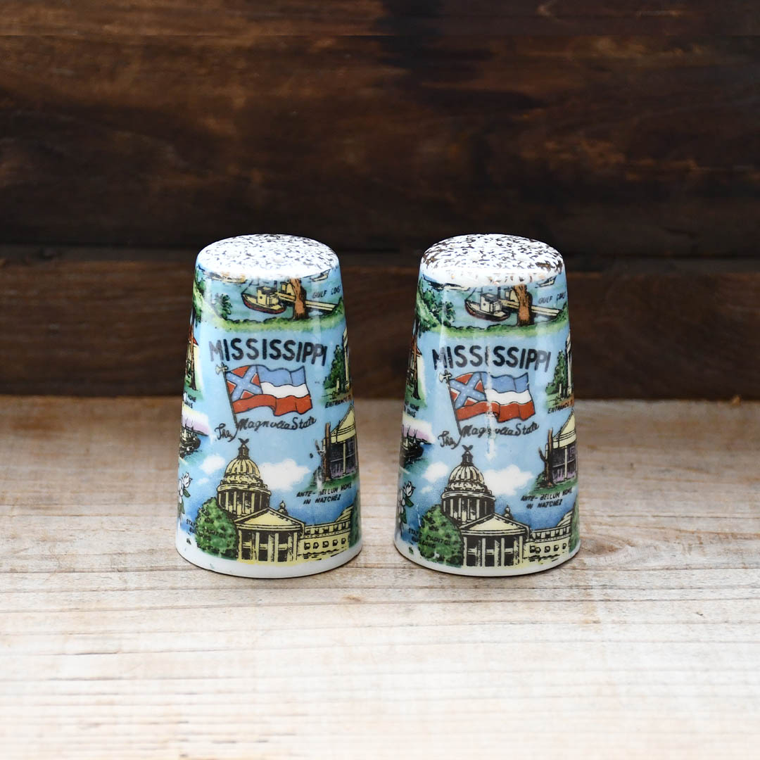 SALT & PEPPER SET "MISSISSIPPI"