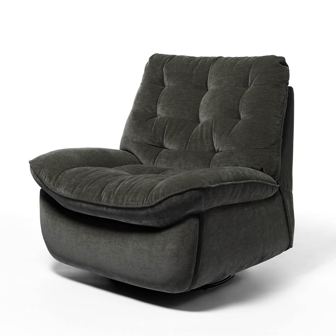 ELECTRIC RECLINING GLIDER SOFA 1P FOREST GREEN